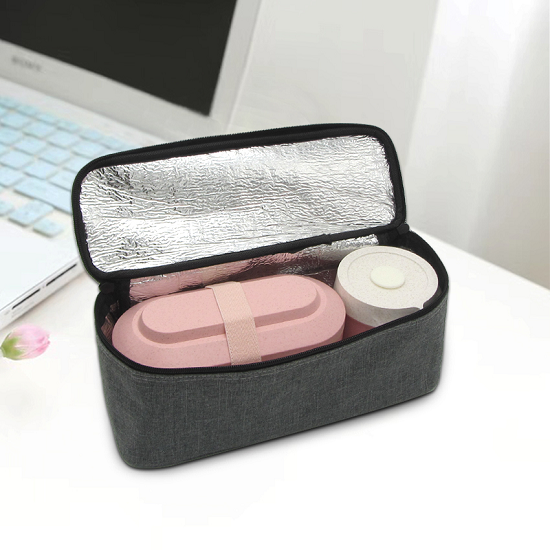 Superb Wheat Straw bento Box+Round Soup Cup+storage bag