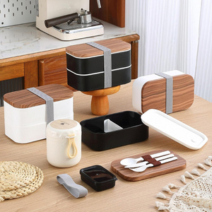 Double Layer Portable Lunch Box