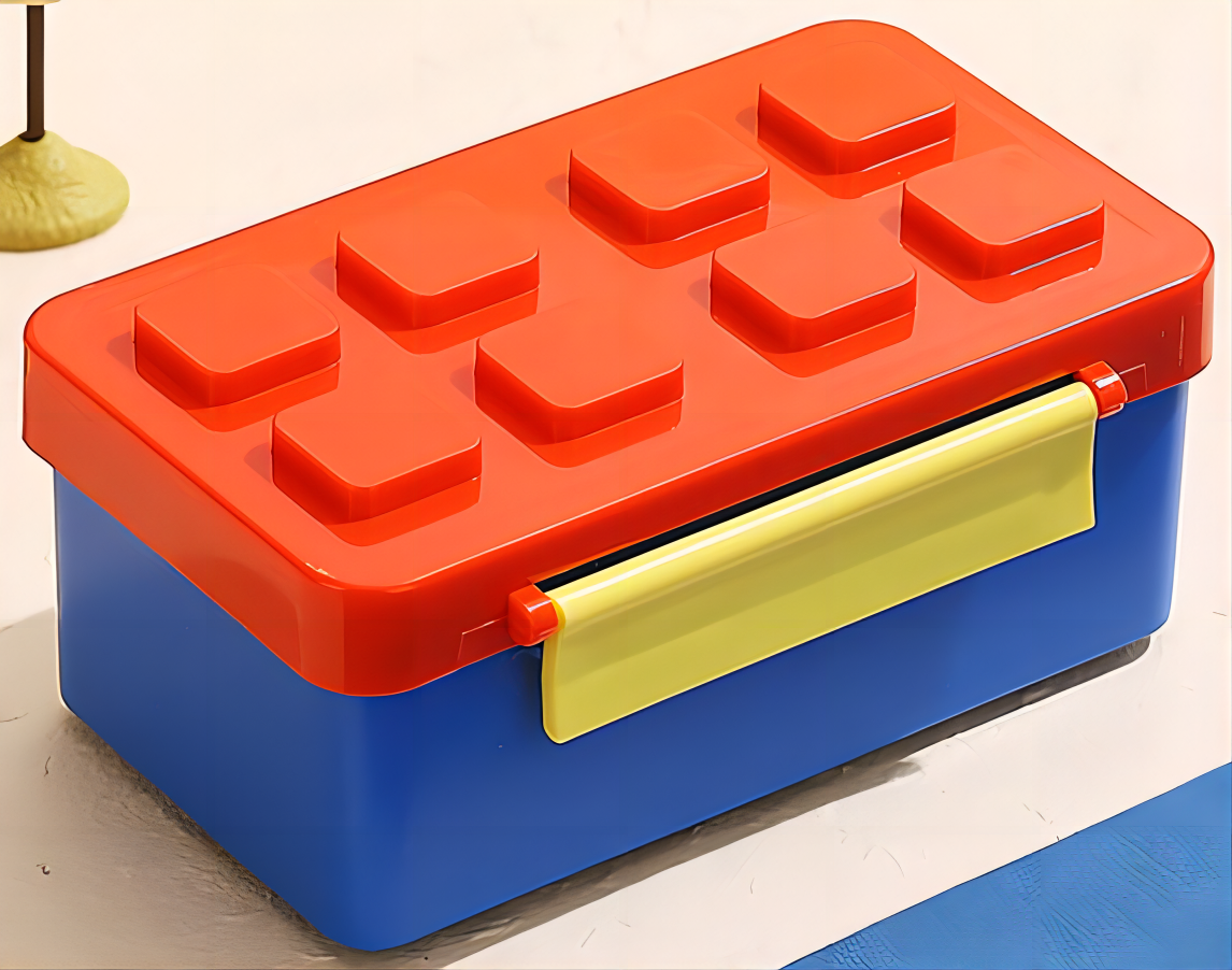 fantastic Building Blocks Divided Lunch Box for Children
