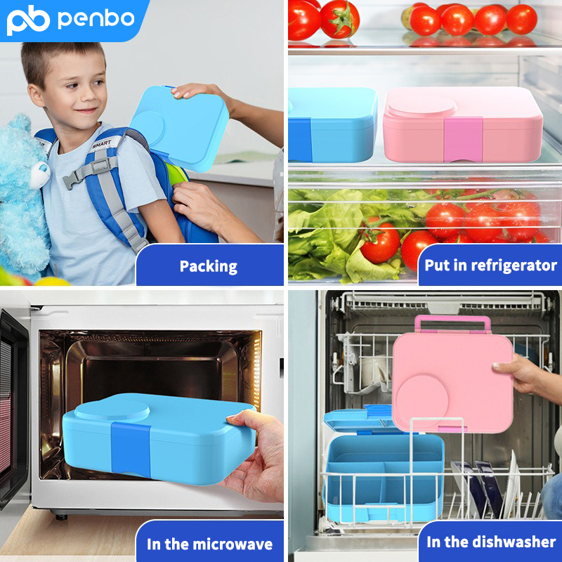 Lunch Box Microwave Safe with stainless steel thermos food jar For Kids