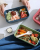 Japanese bento box with sauce box