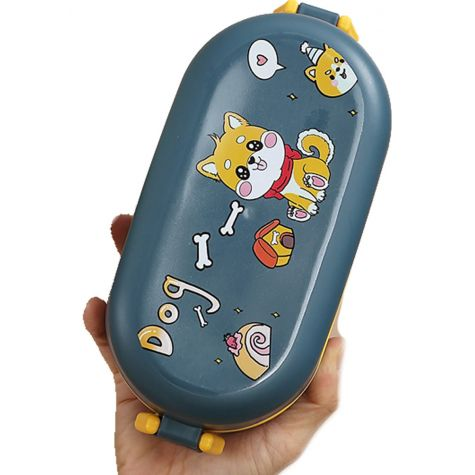 attractive cartoon European Double Layer Bento Box