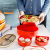 Antibacterial Cartoon Stainless Steel Double Layer Lunch Box