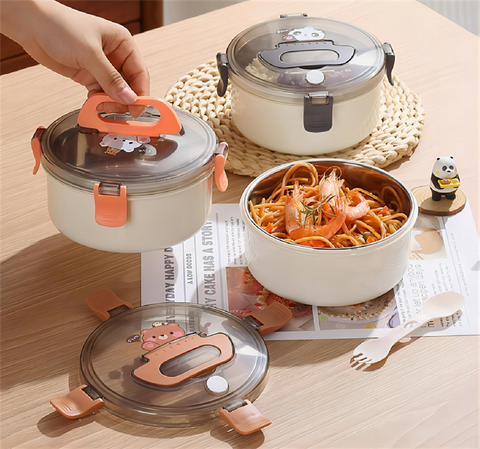 Single-layer Round Lunch Box