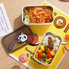 Stainless Steel 304 Compartments Lunch Box