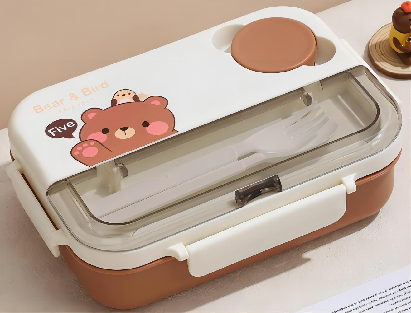 excellent Student 4 grids bento box 1250ml
