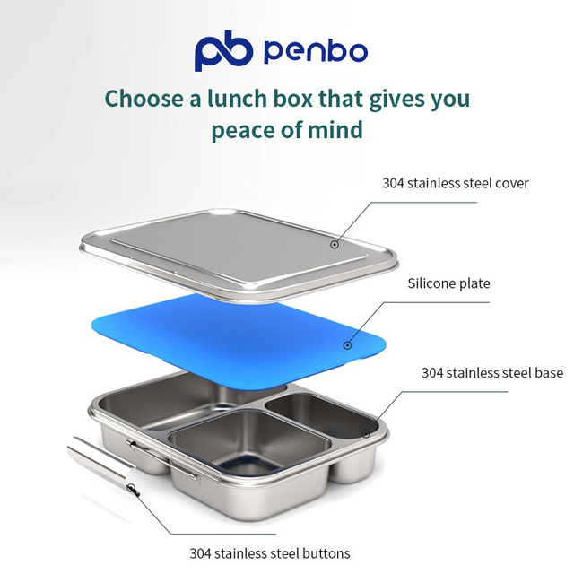 Multi-grid Stainless Steel Lunch Box