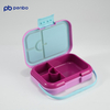 Portable Handle 4 Grids Lunch Box