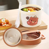 Round Stainless Steel Lunch Box