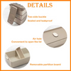 Single Layer 2 Comparments Lunch Box