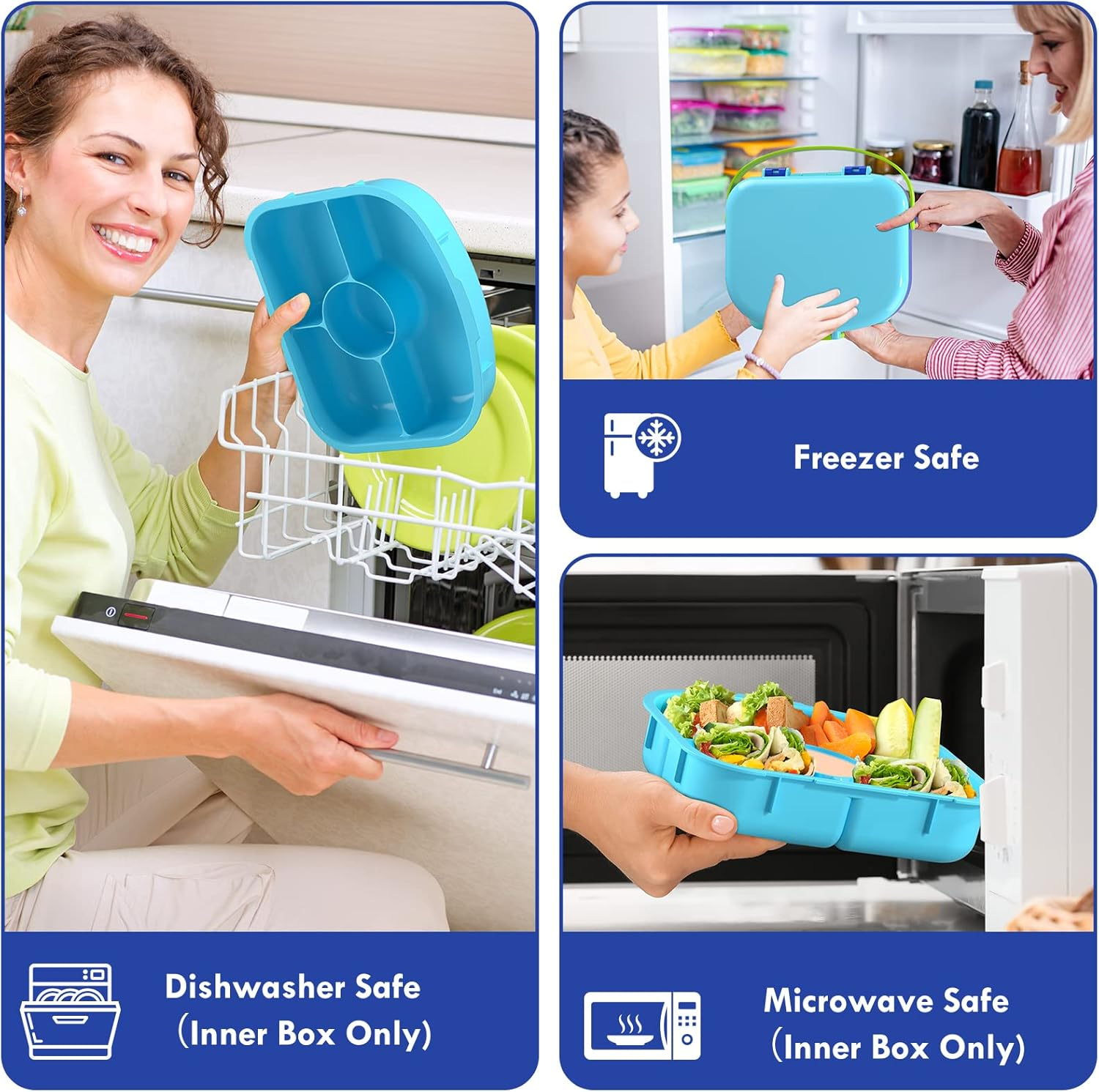 Microwave Dishwasher Freezer Safe kids's lunch box