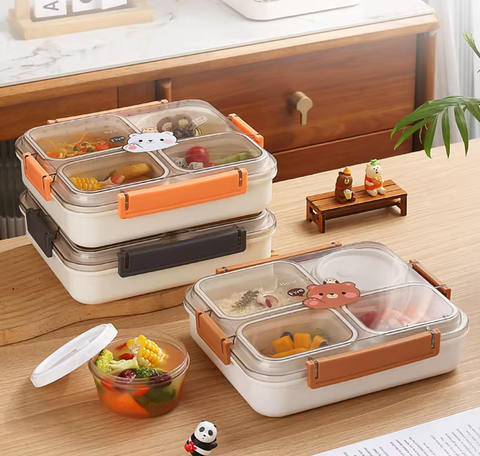 4 Grids Lunch Box