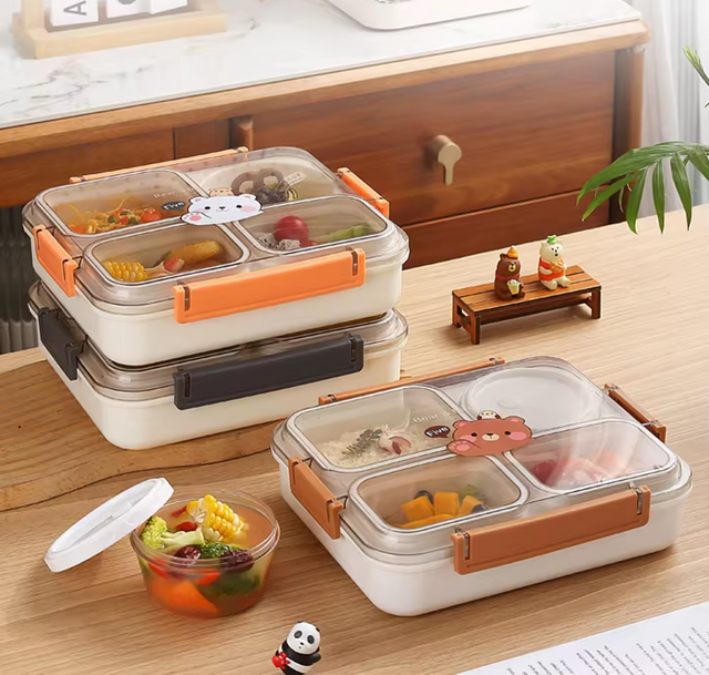 4 Grids Lunch Box