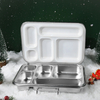 5 Compartment Stainless Steel Lunch Box