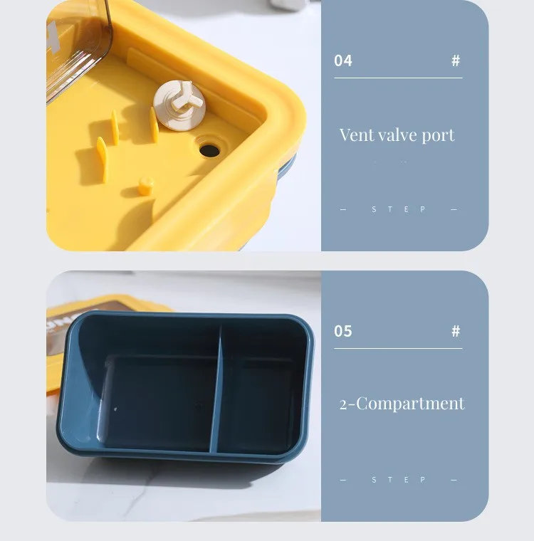 reusable Japanese bento box with sauce box