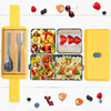 Double Layered Grid Sealed Lunch Box 1400ML
