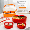 Antibacterial Cartoon Stainless Steel Double Layer Lunch Box