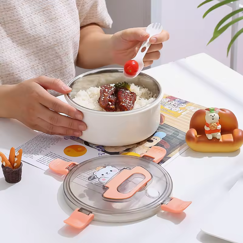 thermal insulation box for office with tableware