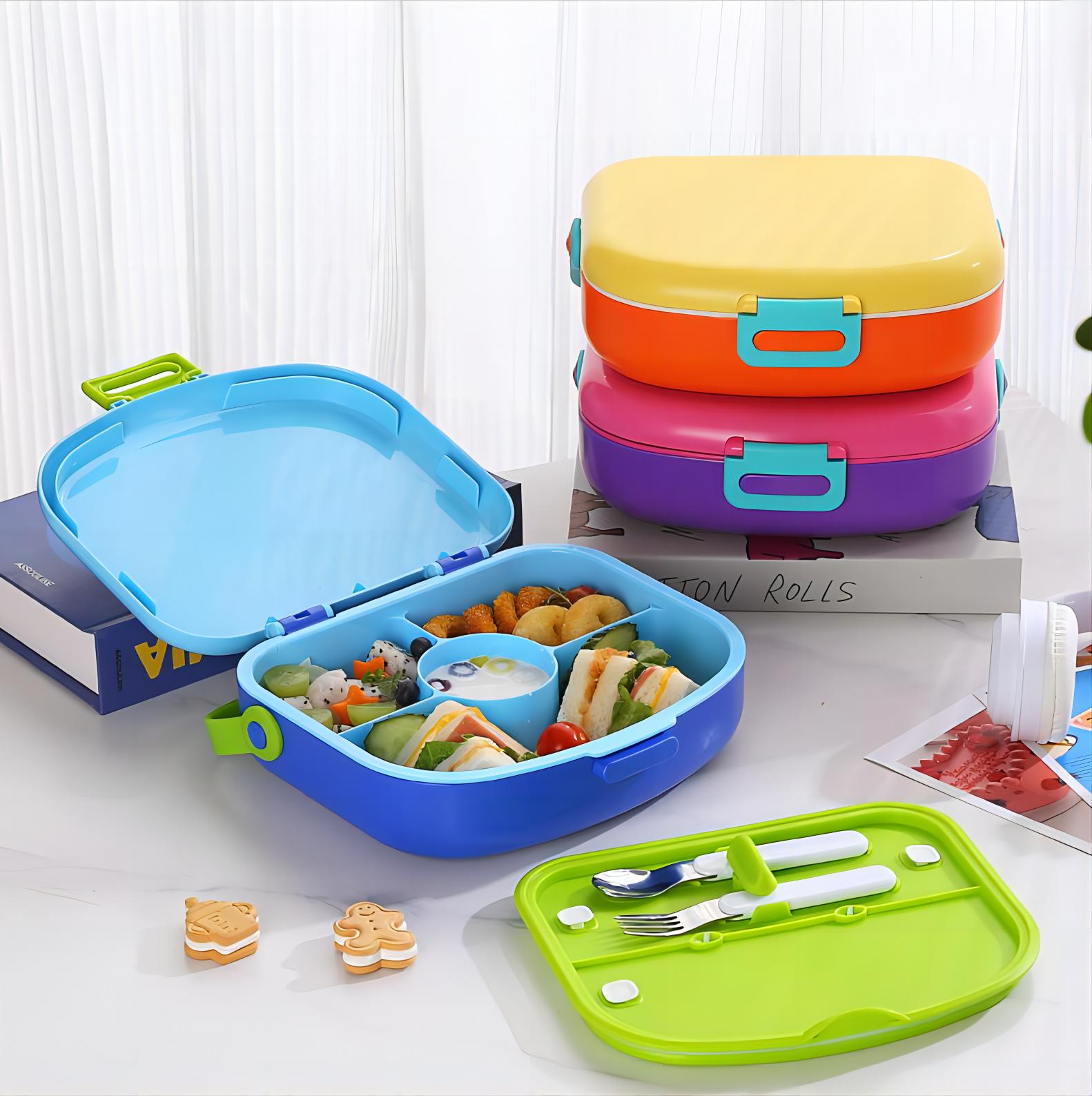 Reusable easy cleaning school children PP lunch box