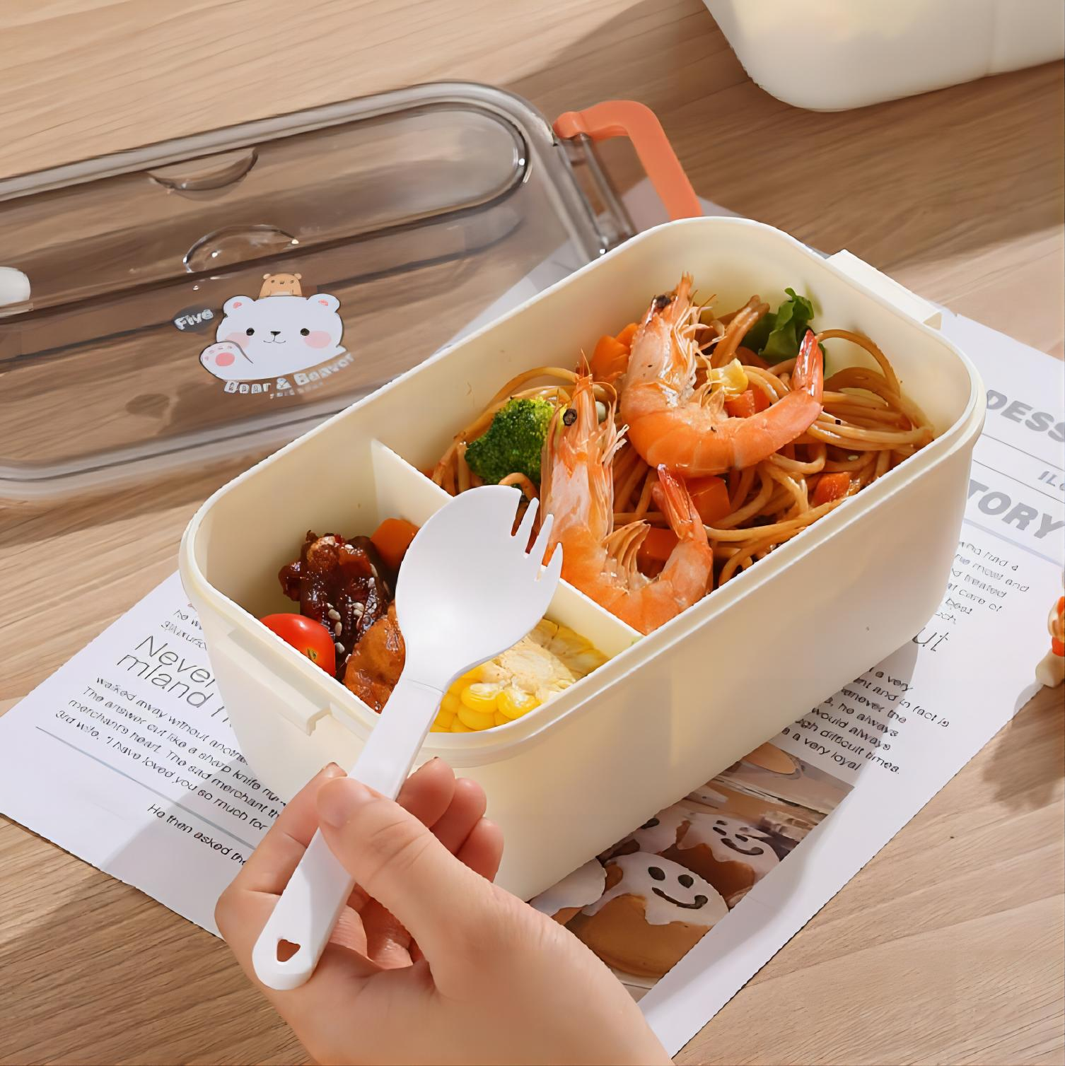 popular 2 compartments Lunch Box for work