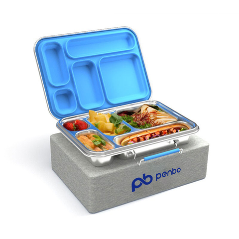 5 Compartment Stainless Steel Lunch Box
