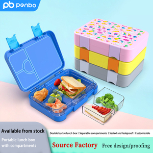 Cute 6 Grids PP Lunch Box for Children